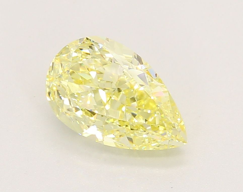 Pear Fancy Intense Yellow Lab-grown Diamond 1.74ct VS2 loose diamond
