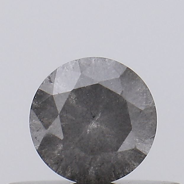 Round Salt And Pepper Natural Diamond 0.3ct I3 loose diamond
