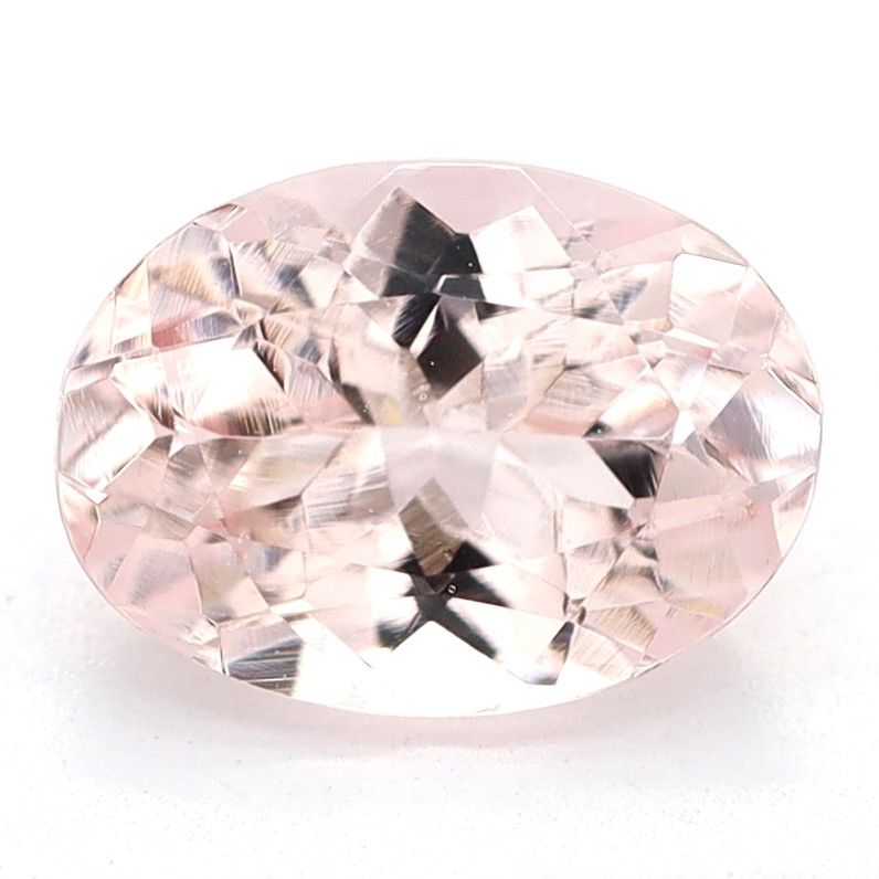 Oval Pink Morganite 0.68ct loose gemstone