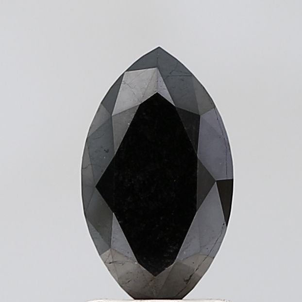 Marquise Black Natural Diamond 1.59ct VS1 loose diamond