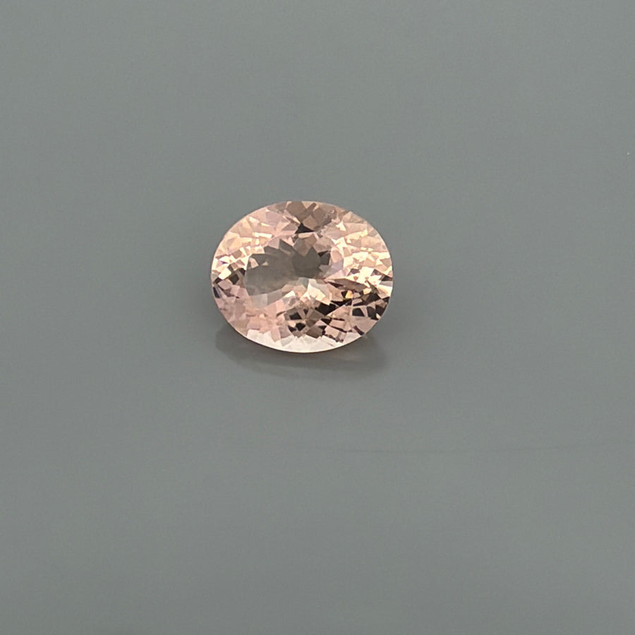 Oval Pink Morganite 5.19ct loose gemstone