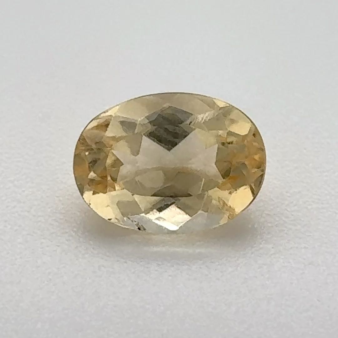 Oval Yellow Topaz 1.26ct loose gemstone