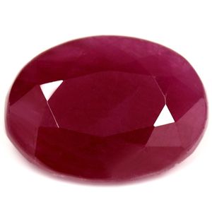 Oval Red Ruby 3.62ct loose gemstone