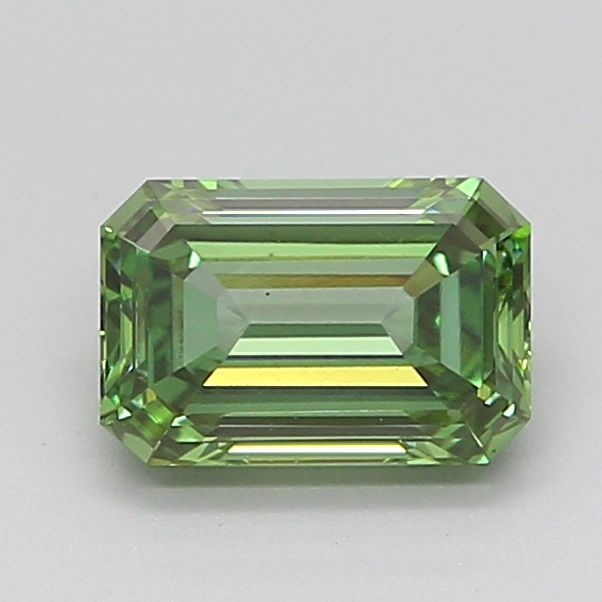 Emerald Fancy Vivid Green Lab-grown Diamond 0.99ct VS1 loose diamond