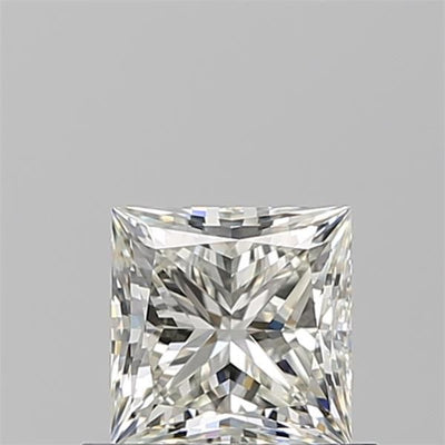 Princess Natural Diamond 0.71ct J VVS1