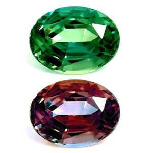 Oval Green Alexandrite 0.25ct loose gemstone
