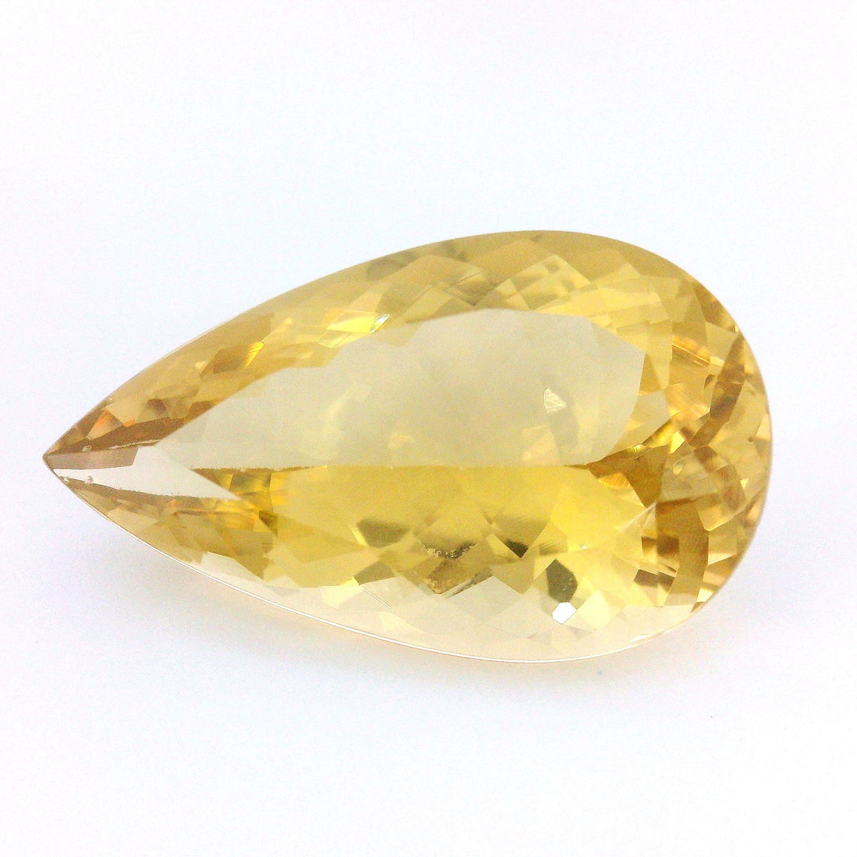 Pear Yellow Heliodor 11.54ct loose gemstone