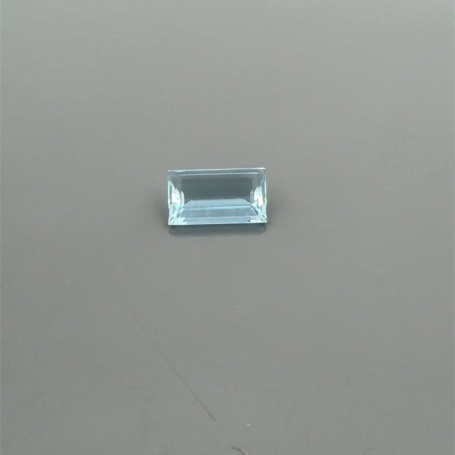 Rectangular Blue Aquamarine 1.49ct loose gemstone