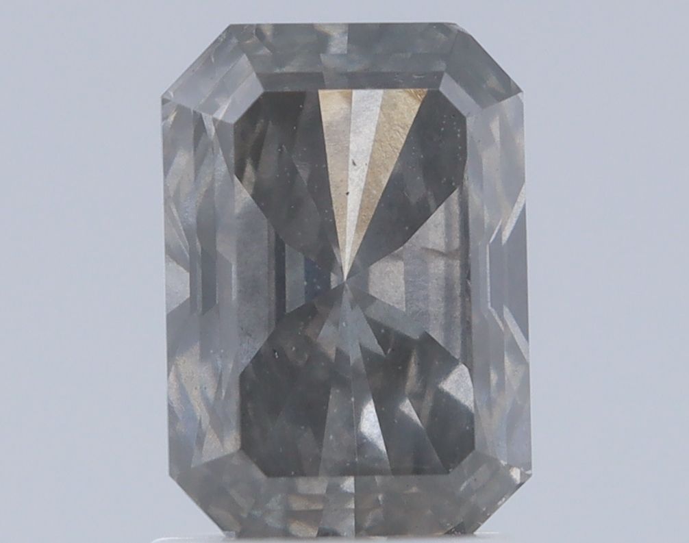 Radiant Fancy Gray Natural Diamond 2.02ct I1 loose diamond