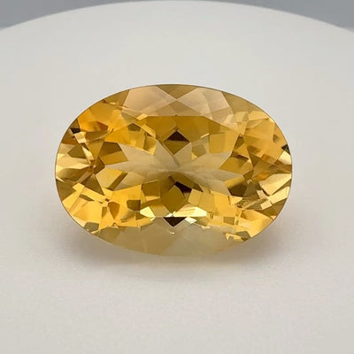 Oval Orange Citrine 13.02ct loose gemstone