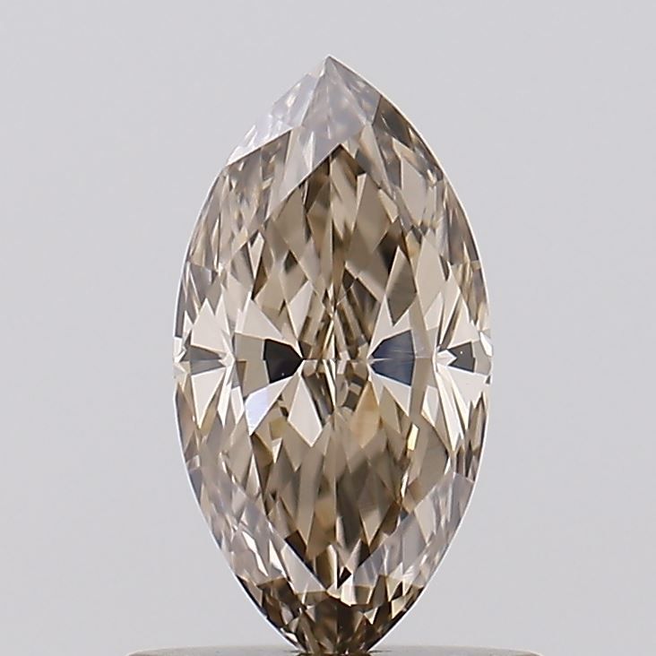 Marquise Fancy Grayish Brown Lab-grown Diamond 0.68ct VS1 loose diamond