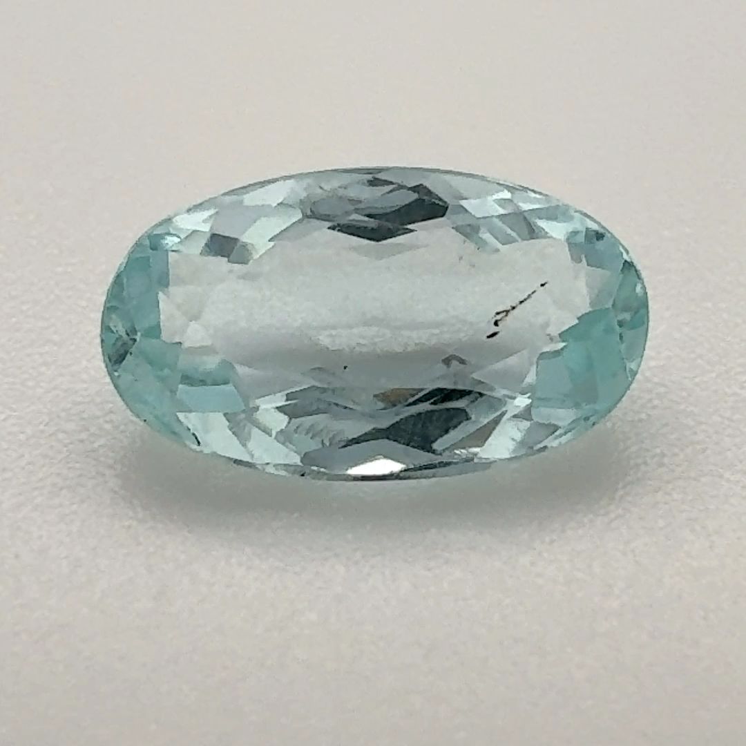 Oval Blue Aquamarine 1.55ct loose gemstone