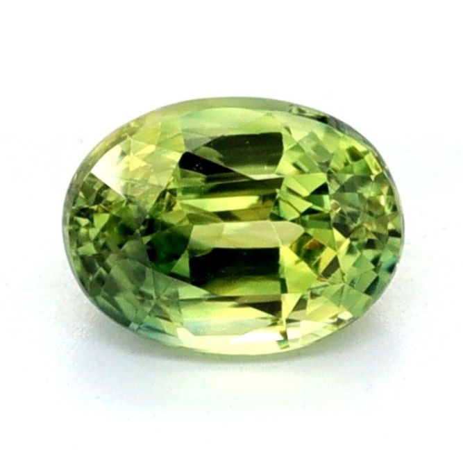 Oval Multi_color Sapphire 0.47ct loose gemstone