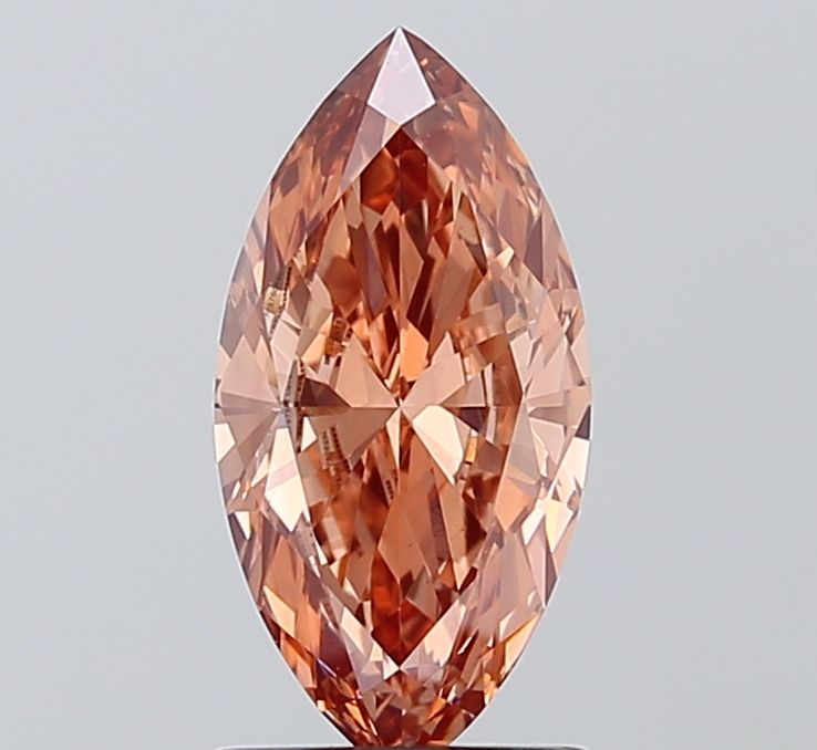 Marquise Fancy Brown Lab-grown Diamond 1.31ct VS2 loose diamond