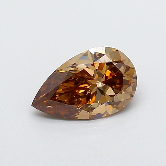 Pear Fancy Brown Lab-grown Diamond 1.04ct VS1 loose diamond