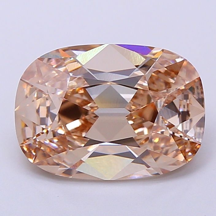 Cushion Very Light Brown Lab-grown Diamond 2.93ct VS1 loose diamond