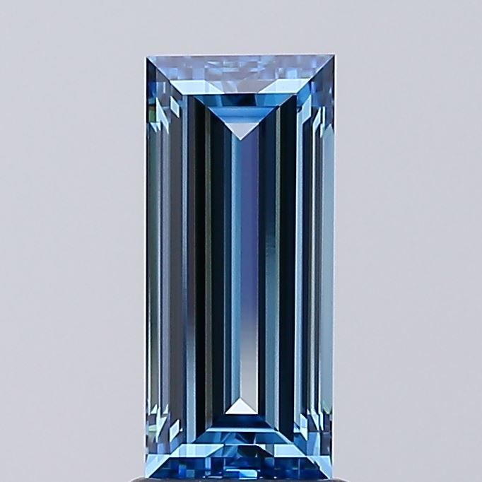 Baguette Fancy Vivid Blue Lab-grown Diamond 1.89ct VS1 loose diamond
