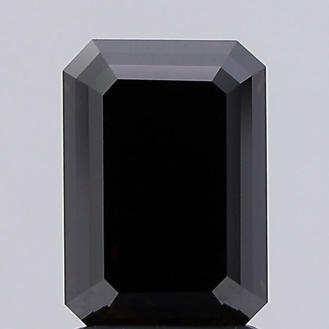 Radiant Fancy Black Lab-grown Diamond 1.61ct loose diamond