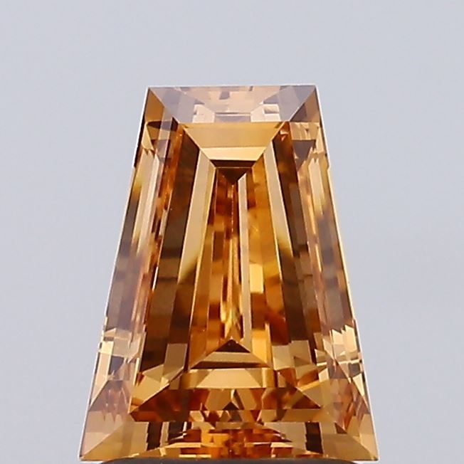 Tapered Baguette Fancy Brown Lab-grown Diamond 1.35ct VVS2 loose diamond