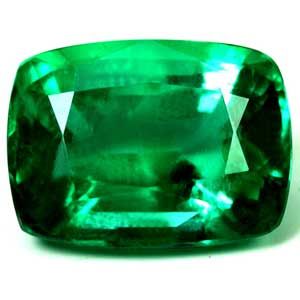 Cushion Green Emerald 1.74ct loose gemstone