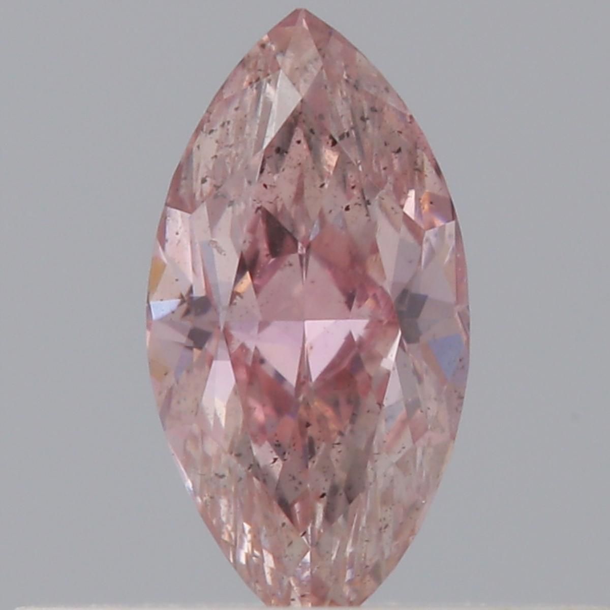 Marquise Fancy Brownish Pink Natural Diamond 0.22ct SI2 loose diamond