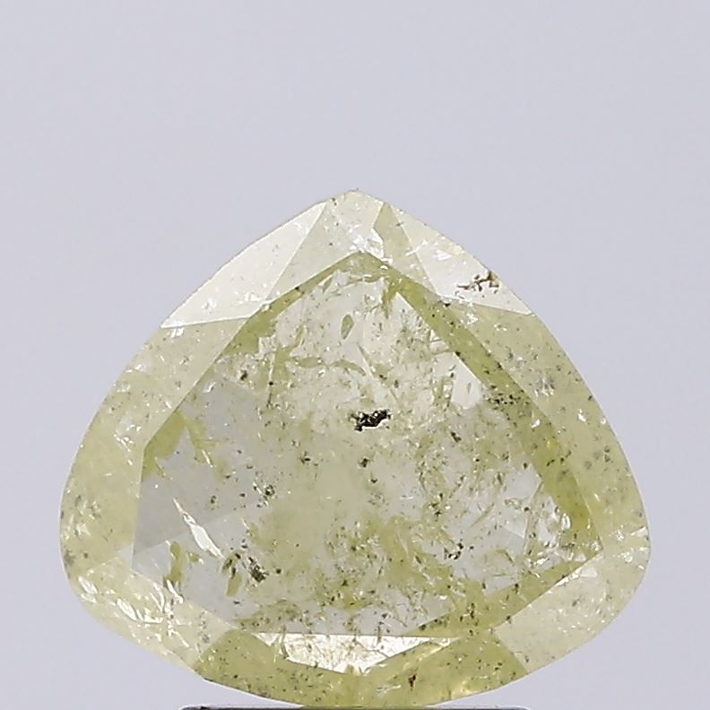 Triangular Fancy Yellowish Brown Natural Diamond 1.8ct I3 loose diamond