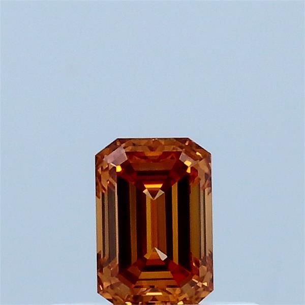 Emerald Fancy Vivid Orange Lab-grown Diamond 0.35ct VS1 loose diamond