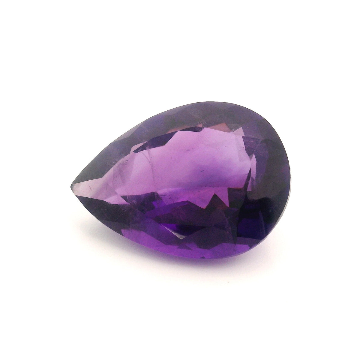 Pear Purple Amethyst 18.42ct loose gemstone