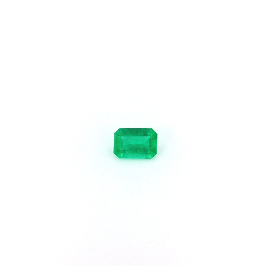 Octagonal Green Emerald 0.18ct loose gemstone