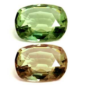 Cushion Green Alexandrite 0.74ct loose gemstone
