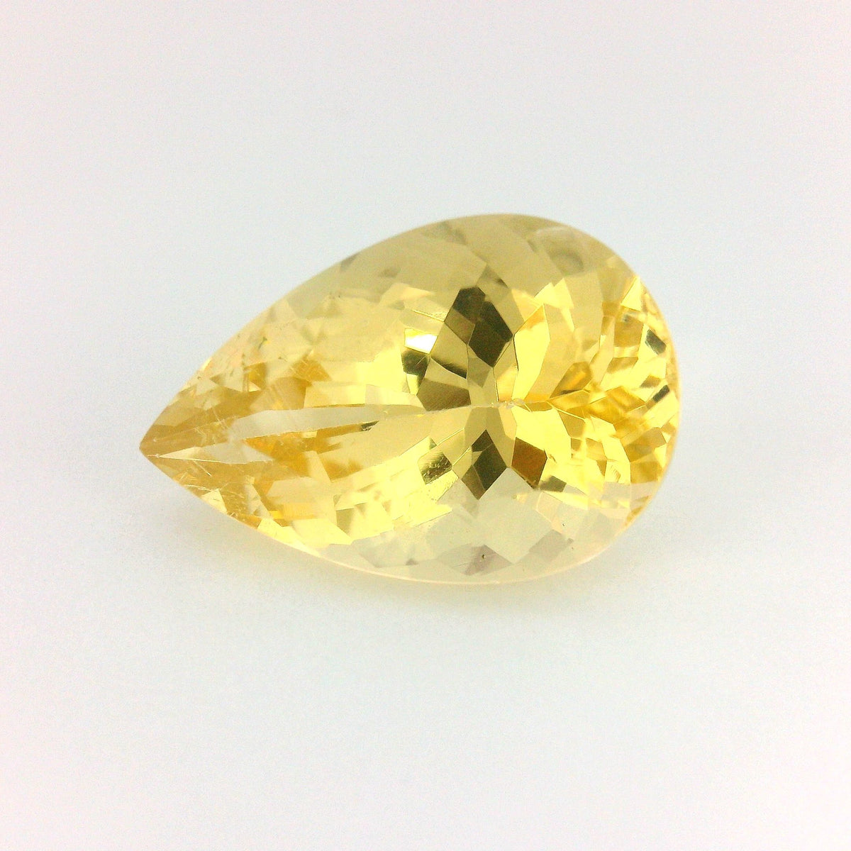 Pear Yellow Heliodor 6.05ct loose gemstone
