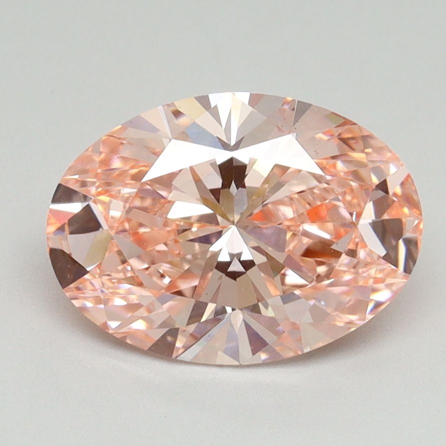 Oval Fancy Vivid Pink Lab-grown Diamond 2.03ct VS1 loose diamond