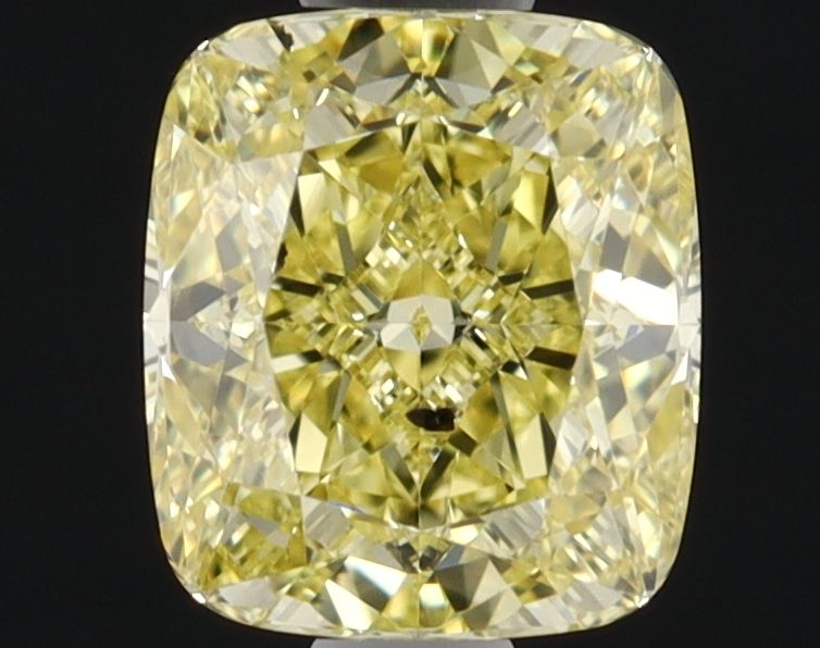 Cushion Fancy Intense Yellow Natural Diamond 1.01ct SI2 loose diamond