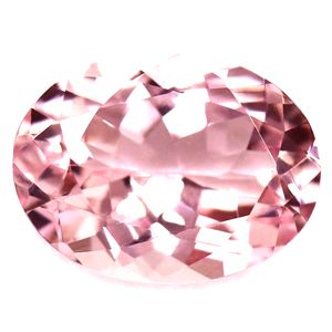 Oval Pink Morganite 1.18ct loose gemstone