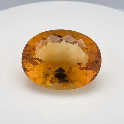 Oval Orange Citrine 12.29ct loose gemstone