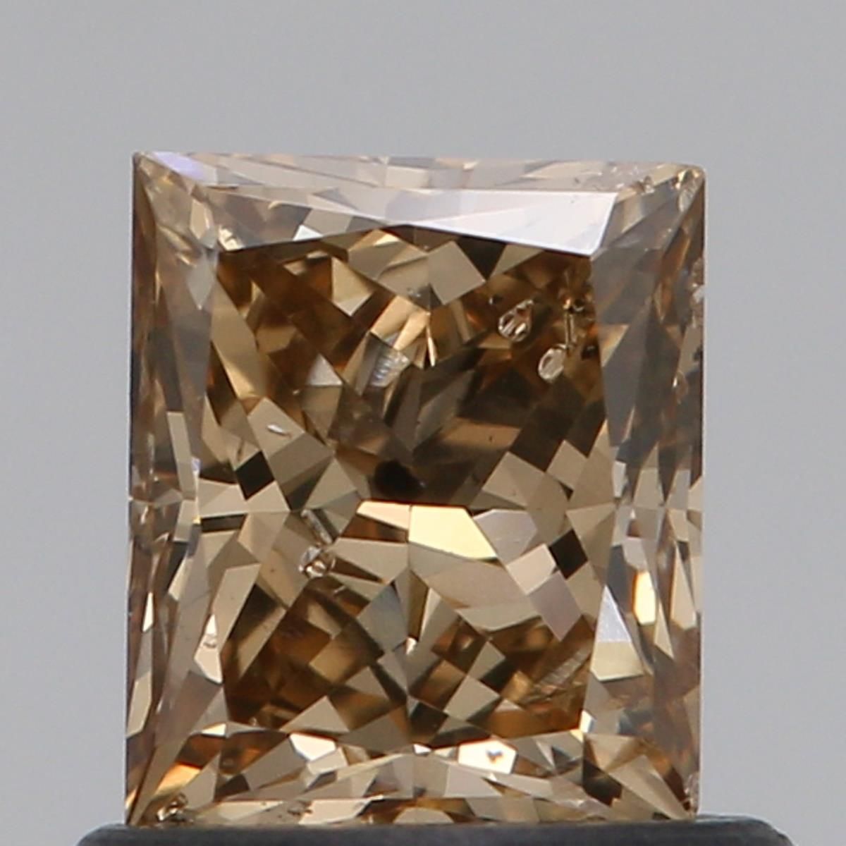 Princess Fancy Brown Natural Diamond 0.8ct SI2 loose diamond