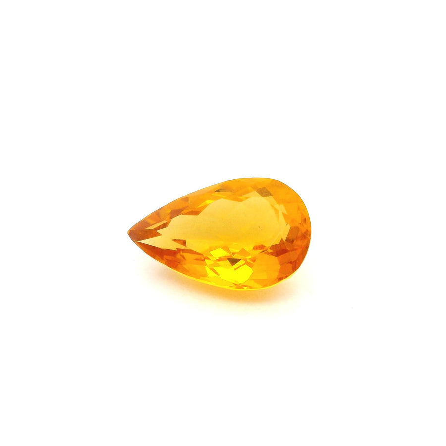 Pear Yellow Heliodor 3.27ct loose gemstone