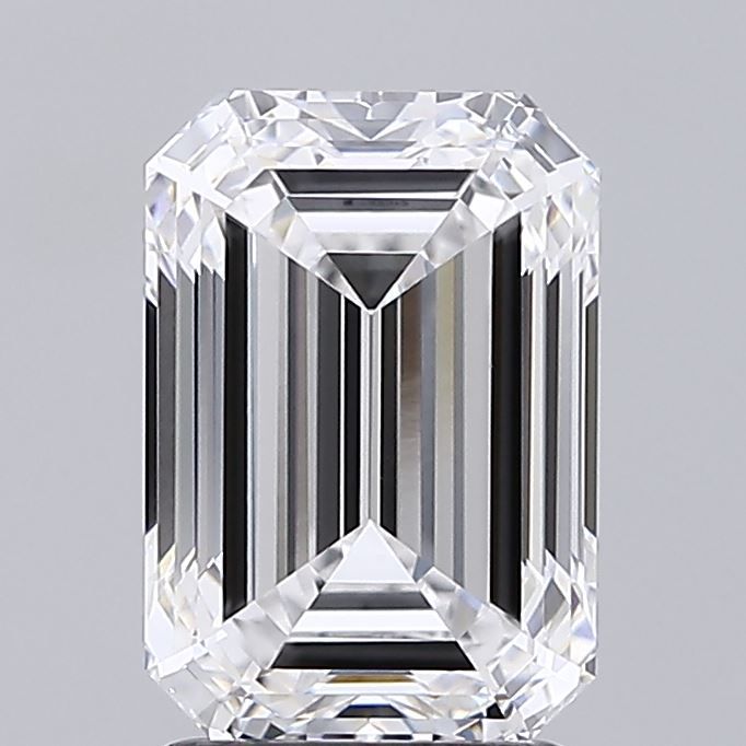 Emerald Lab-Grown Diamond 2.57ct D VVS1