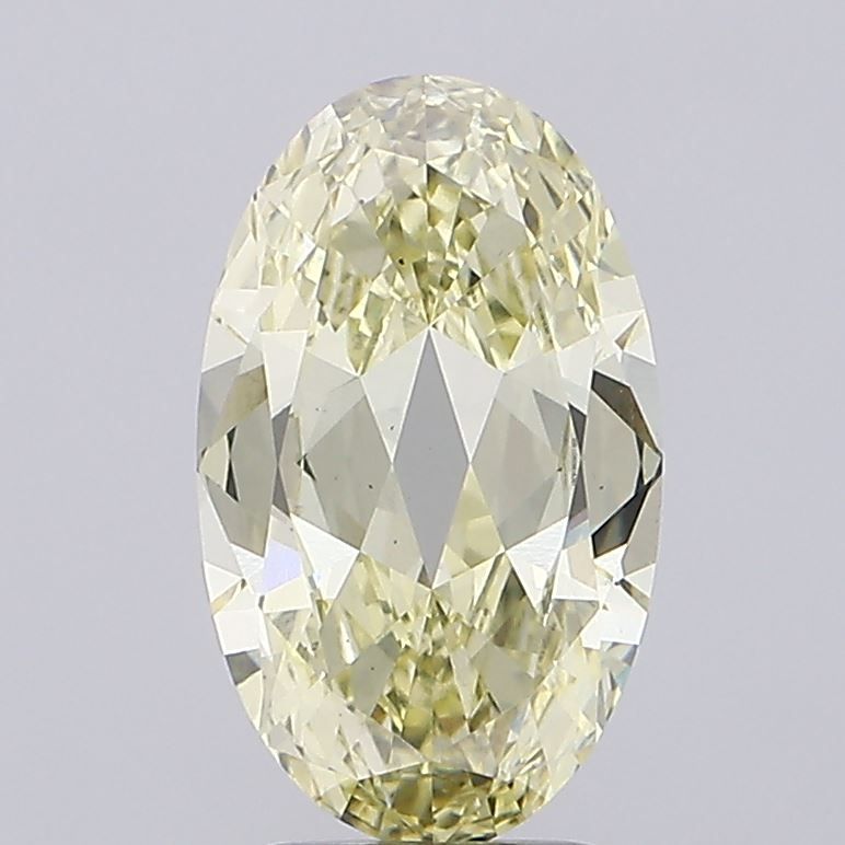 European Cut Fancy Yellow Lab-grown Diamond 3ct VS1 loose diamond
