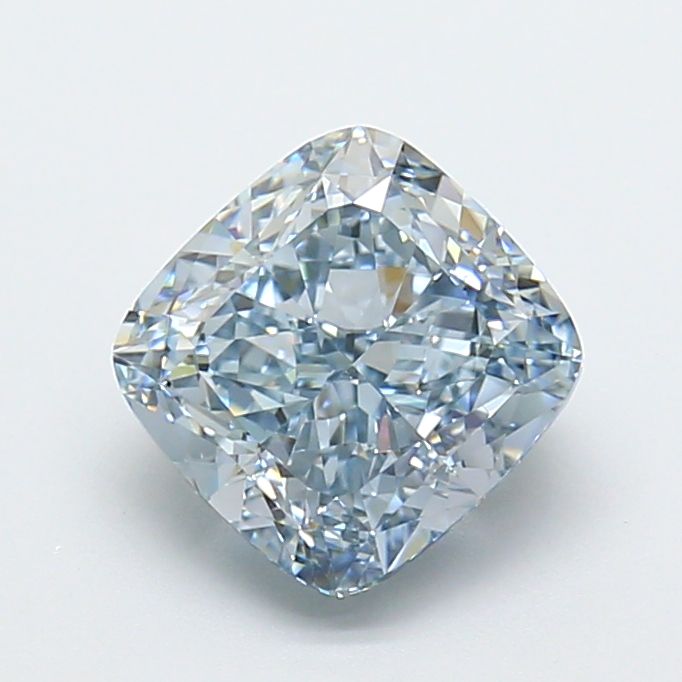 Cushion Fancy Intense Blue Lab-grown Diamond 3.01ct VS1 loose diamond