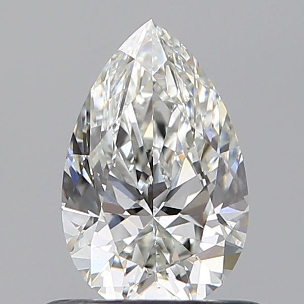 Pear Natural Diamond 0.61ct F VS2