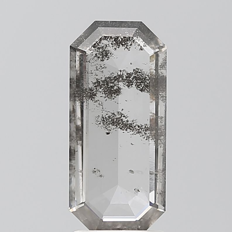 Emerald Salt And Pepper Lab-grown Diamond 1.73ct I2 loose diamond