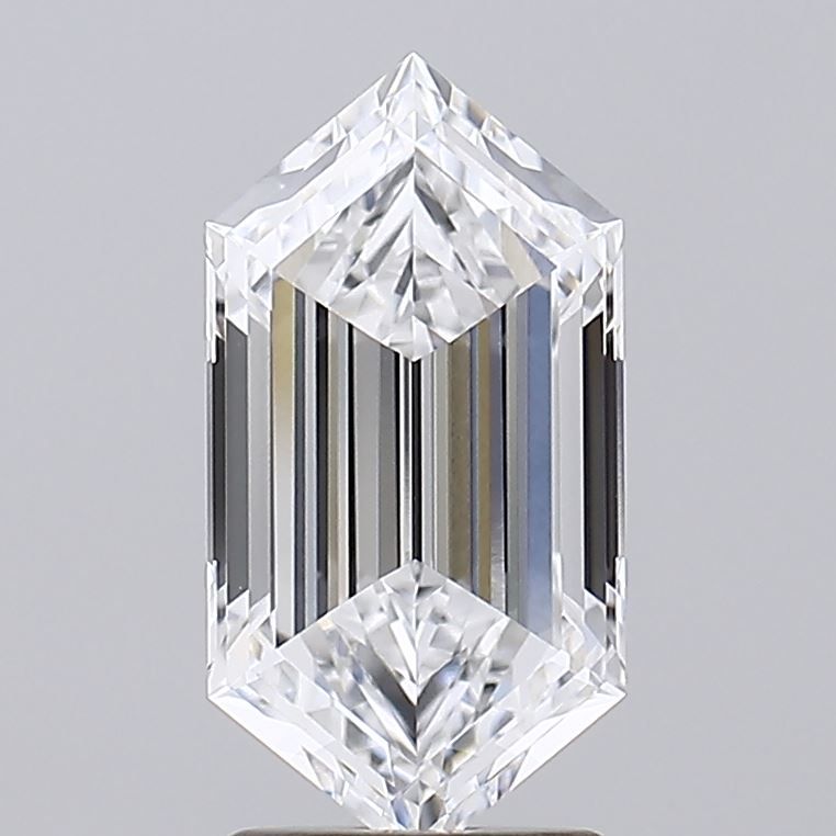Hexagonal Lab-Grown Diamond 2.59ct D VVS1