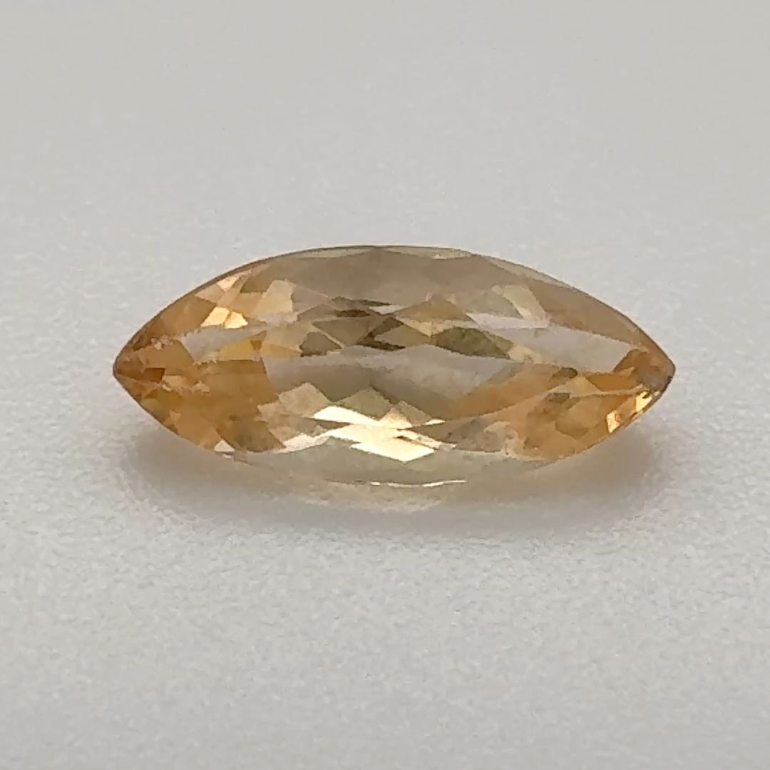 Marquise Yellow Topaz 0.92ct loose gemstone