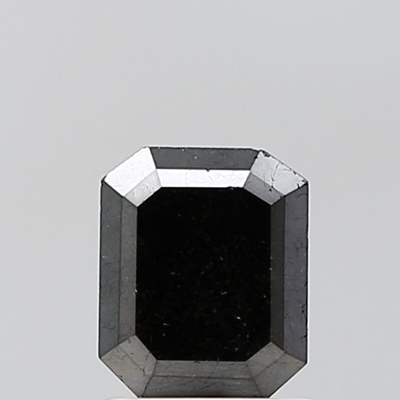 Emerald Black Natural Diamond 0.91ct VS2 loose diamond