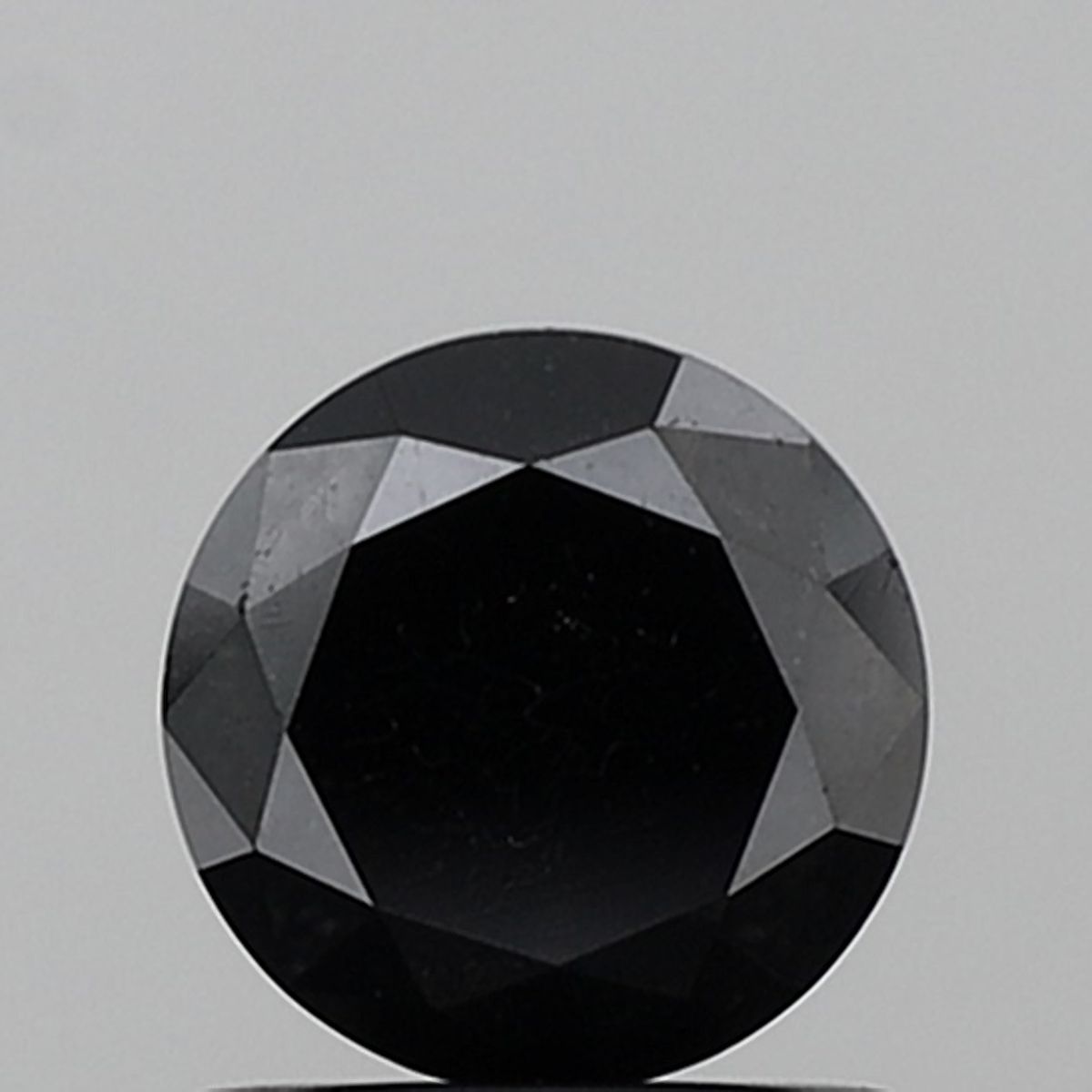 Round Black Natural Diamond 1.21ct VS1 loose diamond