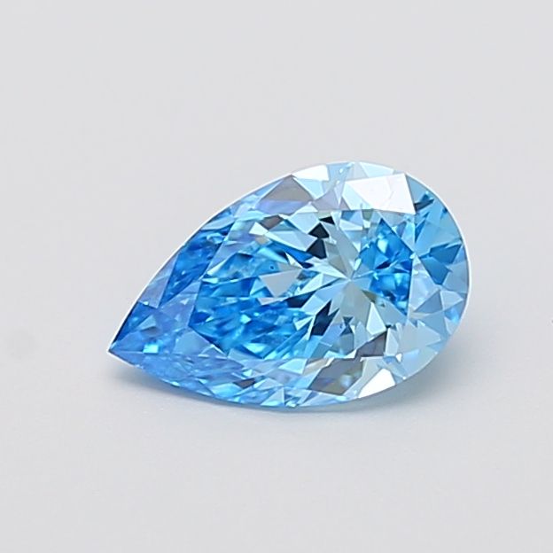 Pear Fancy Vivid Blue Lab-grown Diamond 1.01ct VS2 loose diamond