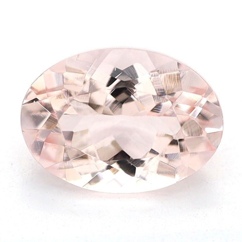 Oval Pink Morganite 0.71ct loose gemstone