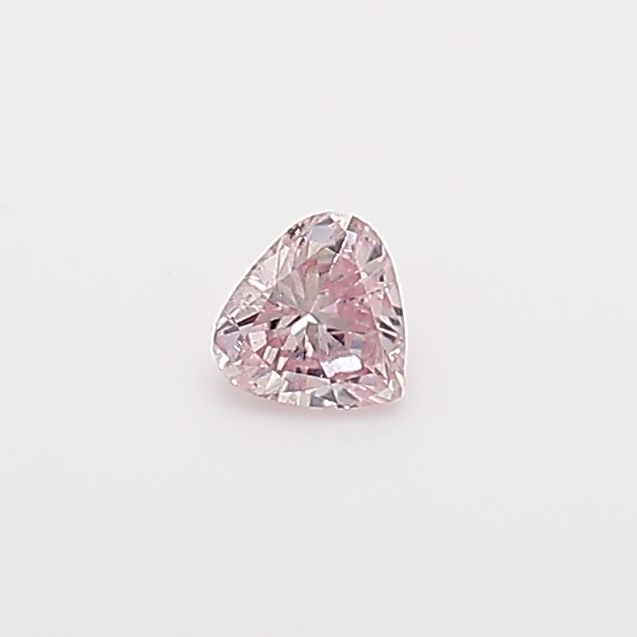 Heart Fancy Purplish Pink Natural Diamond 0.09ct loose diamond