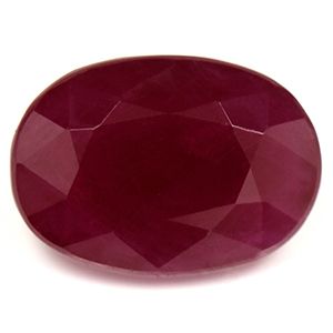 Oval Red Ruby 3.34ct loose gemstone